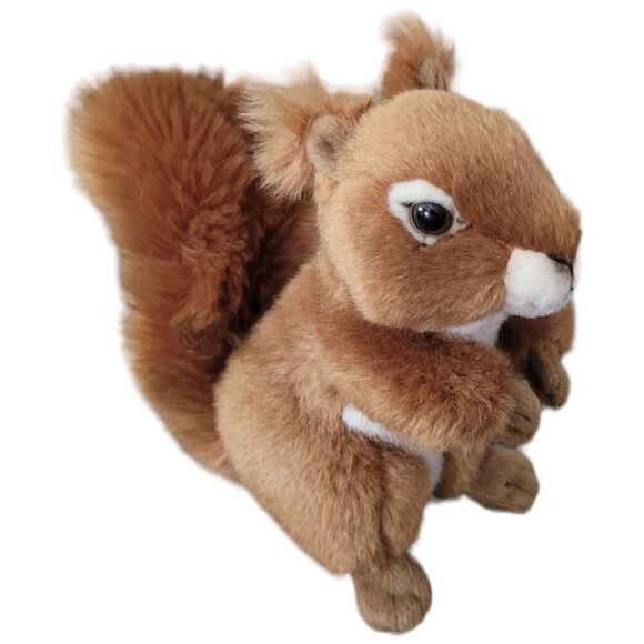 Teddy Hermann GmbH Brown Squirrel Plush 7" 96112 Hirschaid/Germany - Picture 1 of 9